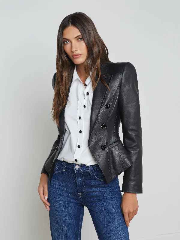 Trendy women’s clothing that suits every taste   Andalusia Leather Blazer