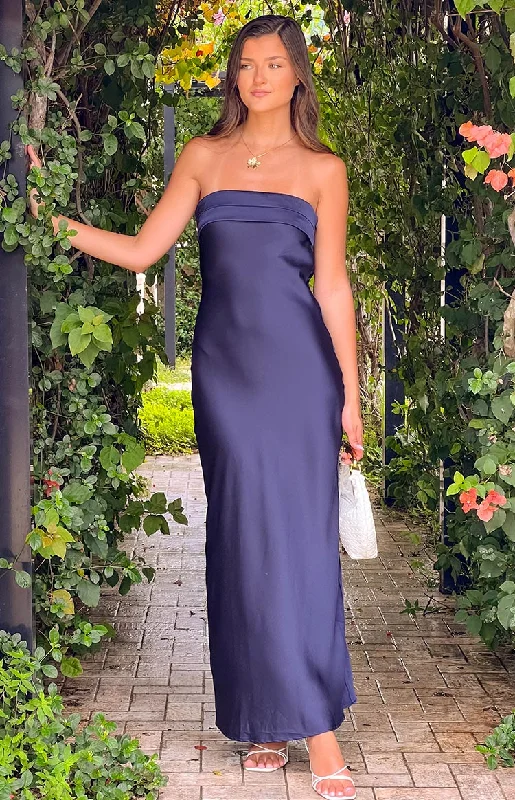 Women’s clothing to inspire confidence and beauty   Maiah Navy Maxi Dress