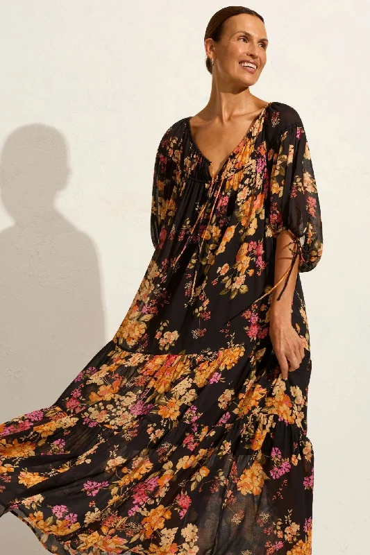 Stylish plus-size clothing for women   Autum Maxi Dress