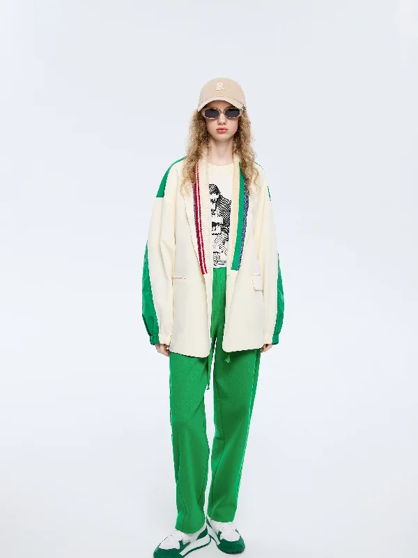 Bold and sophisticated looks for every woman   Evelyn Colorblock Track Blazer