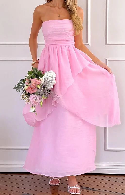 Latest fashion trends for modern women   Sadie Pink Maxi Dress