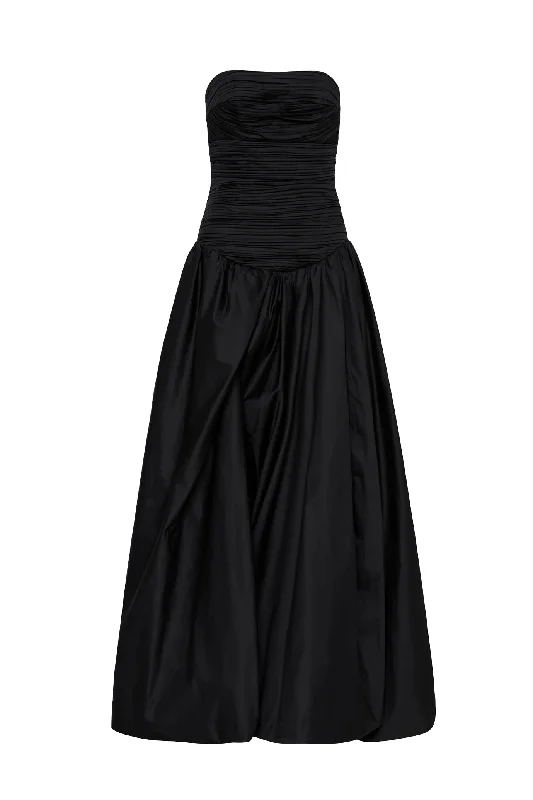 Everyday essentials for a stylish wardrobe   Violette Bubble Hem Maxi Dress by Aje