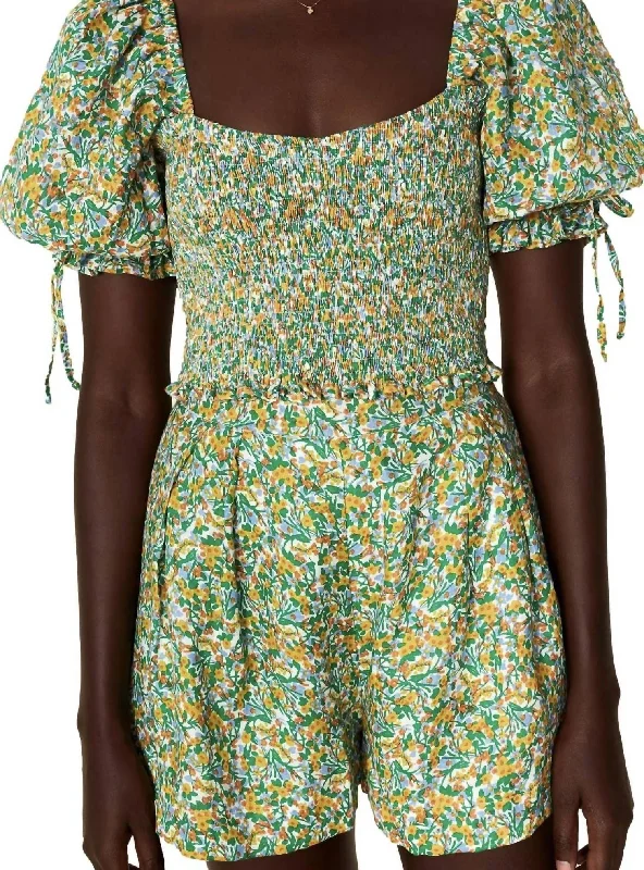 Luxurious fabrics and modern designs for women   Ondine Short In Lynette Floral Print