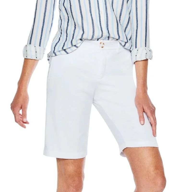 Summer-ready fashion for stylish women   Nash Slim Bermuda Short In White