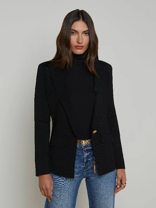 Iconic women’s outfits that never go out of style   Chamberlain Knit Blazer