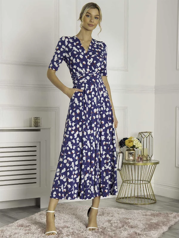 Discover the latest trends in women’s fashion Jolie Moi Kiera Wrap Front Maxi Dress, Royal Multi Discover the latest trends in women’s fashion Jolie Moi Kiera Wrap Front Maxi Dress, Royal Multi