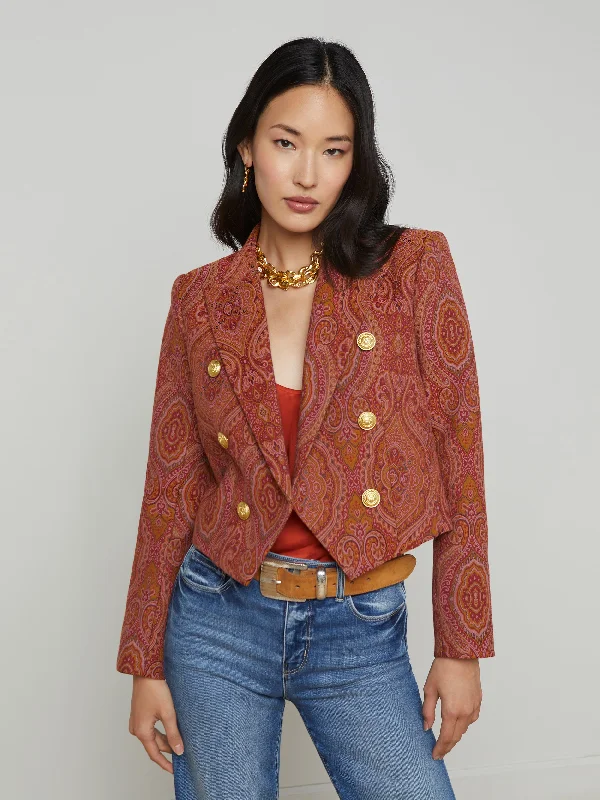 Women’s clothing that fits your personality and style   Lila Jacquard Blazer