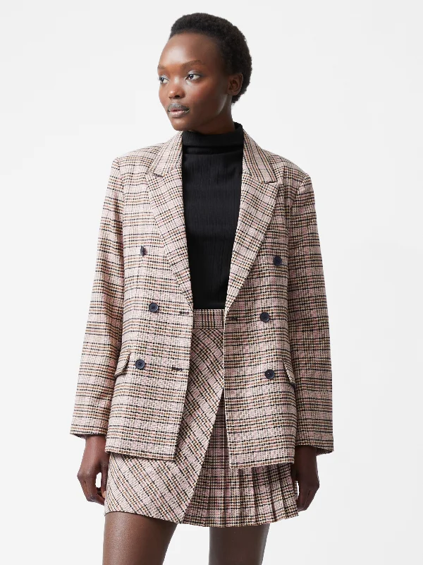 Statement pieces for the confident woman   Gina Check Blazer