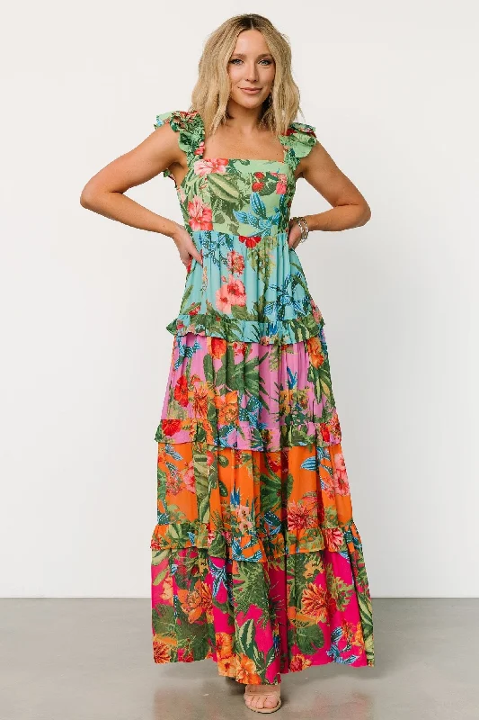Stylish clothing designed to flatter every woman   Sundara Tiered Maxi Dress | Multi