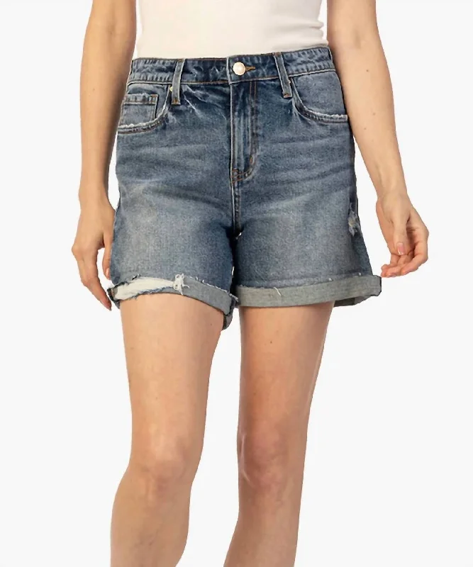 Elegant casual clothing for modern women   Taylor High Rise Shorts In Assembled