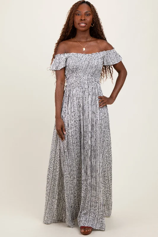 Women’s clothing that combines comfort and style   Black Smocked Top Woven Maxi Dress