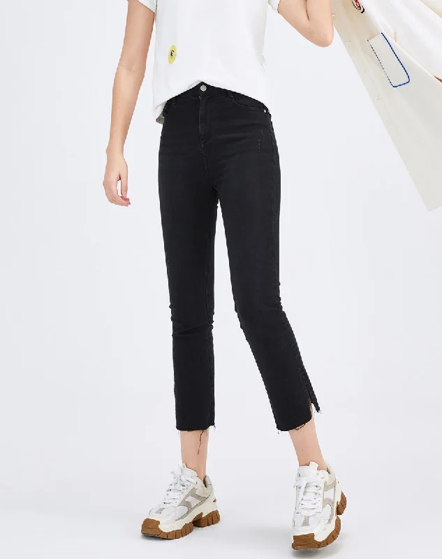 Refresh your wardrobe with high-quality women’s fashion   Black Flare Jeans