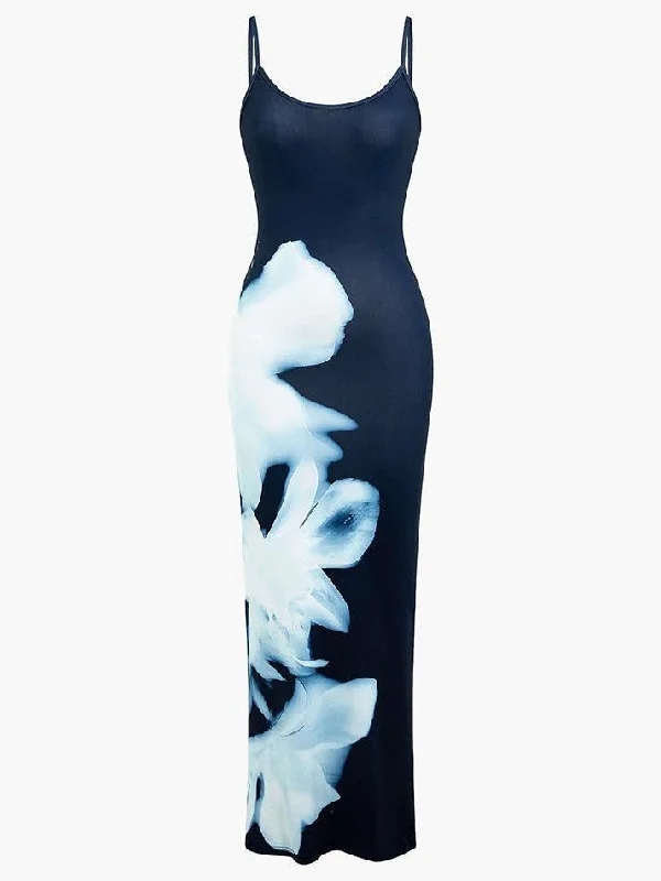 Affordable fashion that looks high-end   Floral Print Slip Maxi Dress