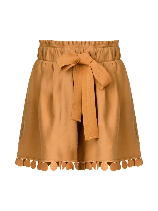 Premium quality women’s clothing at affordable prices Women's Giorgio Short In Camel Premium quality women’s clothing at affordable prices Women's Giorgio Short In Camel