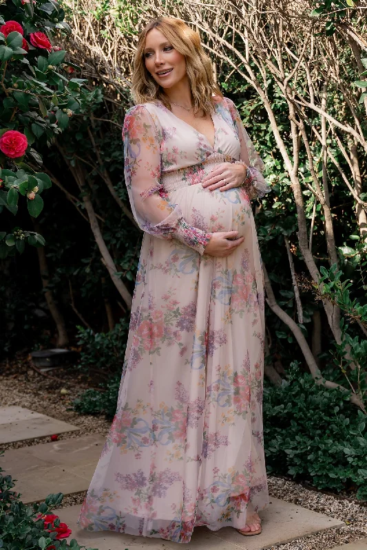 Chic, modern looks for the stylish woman   Layla Tulle Maxi Dress | Romantic Floral