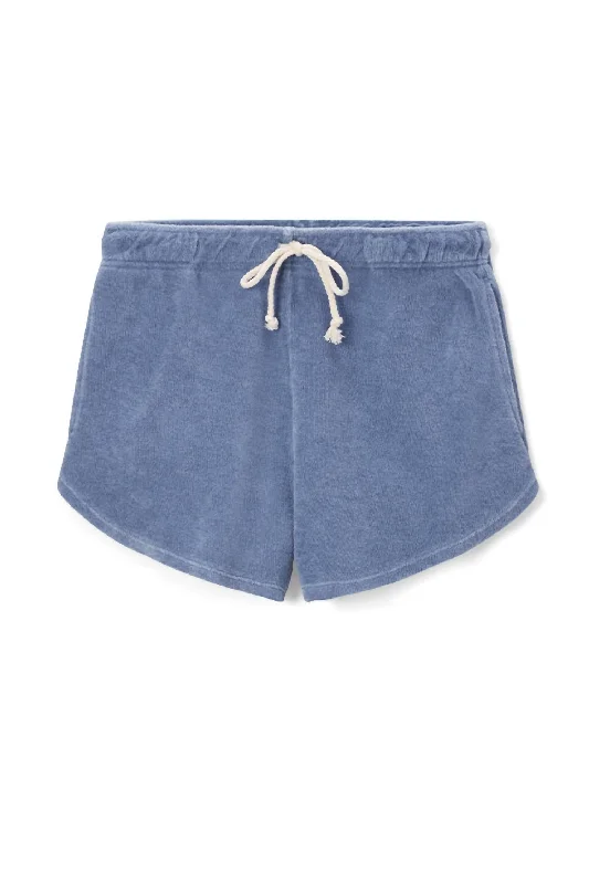 Refresh your wardrobe with stylish women’s outfits Women's Farrah Loop Terry Short In Sailor Blue Refresh your wardrobe with stylish women’s outfits Women's Farrah Loop Terry Short In Sailor Blue