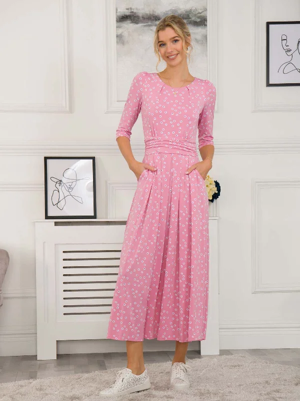 Premium quality women’s clothing at affordable prices Denisse Spotty Maxi Dress, Dusty Pink Premium quality women’s clothing at affordable prices Denisse Spotty Maxi Dress, Dusty Pink