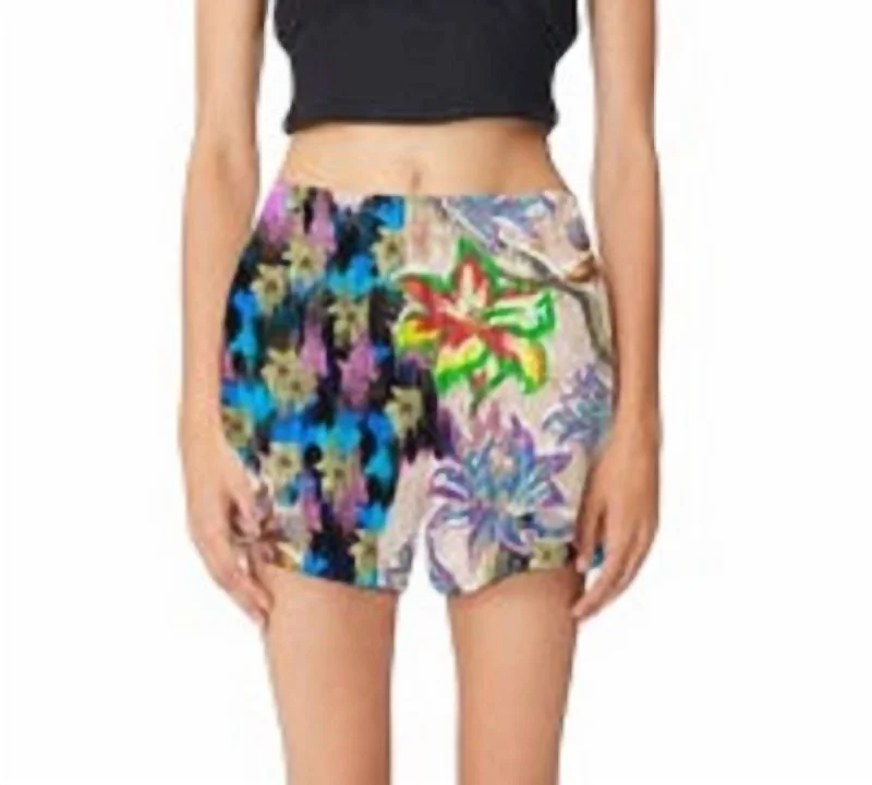Fashionable, yet affordable women’s apparel   Areco Dinna Short In Purple Mix 4
