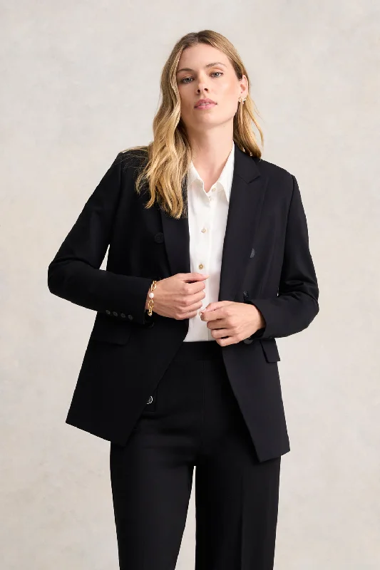 Elegant casual clothing for modern women   Ponte Blazer - Black