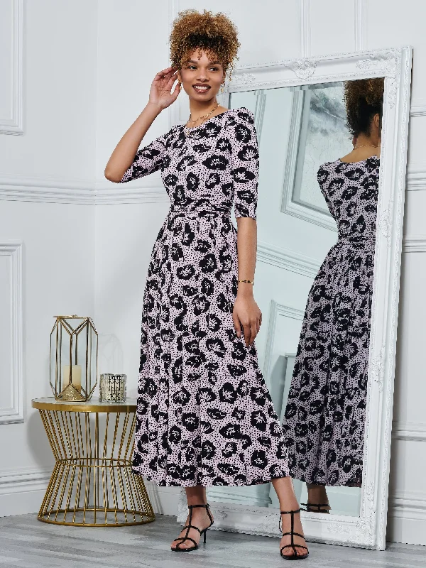 Fashionable clothing to fit every body type Ozella Jersey Floral Print Maxi Dress, Pink Floral Fashionable clothing to fit every body type Ozella Jersey Floral Print Maxi Dress, Pink Floral