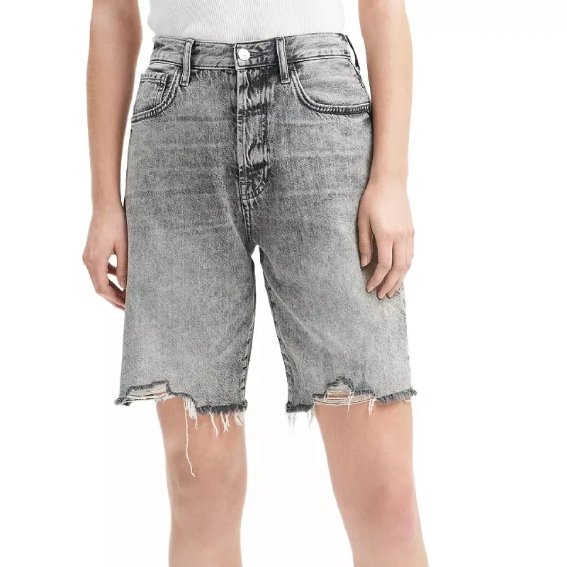 Step up your style with trendy women’s clothing Easy James High Rise Cotton Shorts In Fern Gray Step up your style with trendy women’s clothing Easy James High Rise Cotton Shorts In Fern Gray