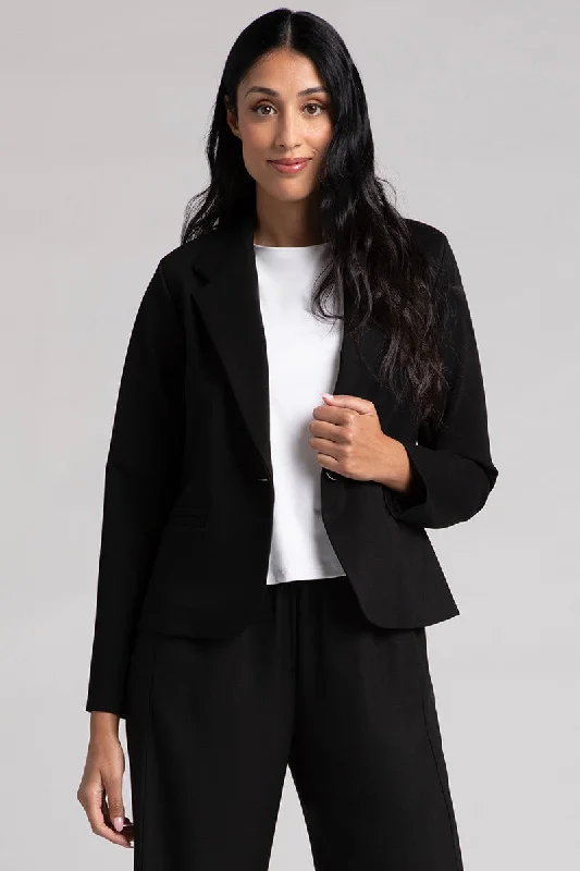 Bold, confident, and stylish women’s clothing   Ponte Classic Blazer | Black