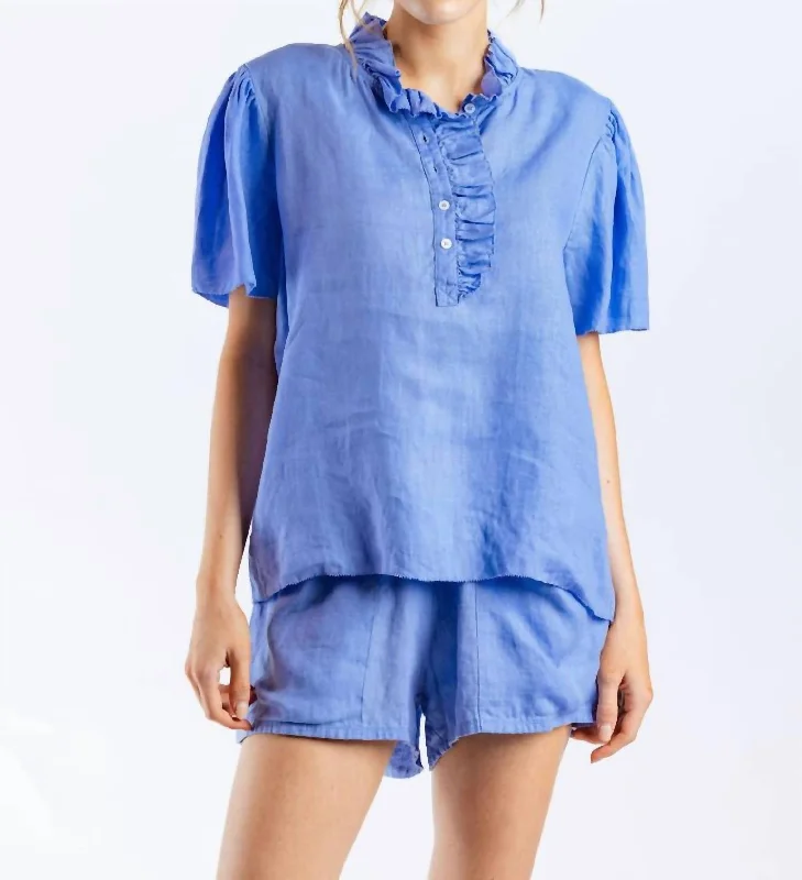 Sporty-chic women’s apparel for active lifestyles   Billie Short In Hydrangea