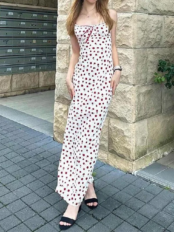 Stylish clothing designed to flatter every woman   Lace Floral Halter Maxi Dress
