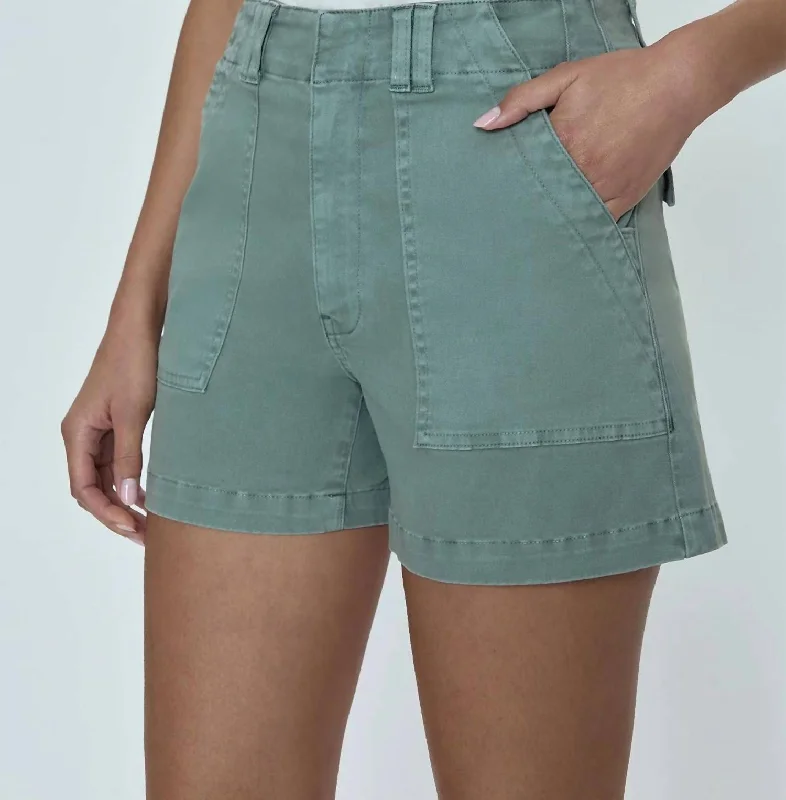 Bold and sophisticated looks for every woman Marissa High Rise Utility Short In Bluff Bold and sophisticated looks for every woman Marissa High Rise Utility Short In Bluff