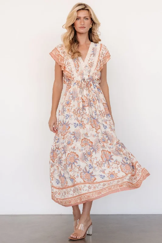 Elegant evening wear for special events   Maggie Maxi Dress | Cream Multi