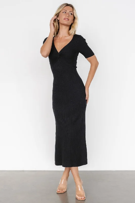 Women’s clothing that fits your personality and style Keren Ribbed Maxi Dress | Black Women’s clothing that fits your personality and style Keren Ribbed Maxi Dress | Black