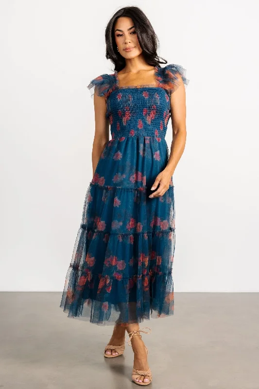 The ultimate guide to stylish women’s fashion Clementine Tulle Midi Dress | Persian Blue + Rust The ultimate guide to stylish women’s fashion Clementine Tulle Midi Dress | Persian Blue + Rust