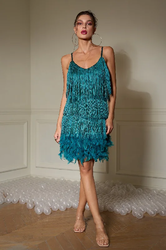 Casual outfits that elevate your style   Maeve Sequin Fringe Prom Dress