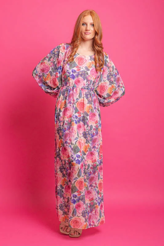 Perfect fashion pieces for the busy woman   Megan Maxi Dress Floral