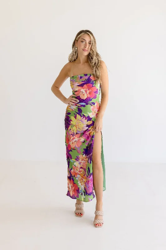 Confidence-boosting clothing for women Stella Sleeveless Floral Print Maxi Dress Violet Confidence-boosting clothing for women Stella Sleeveless Floral Print Maxi Dress Violet