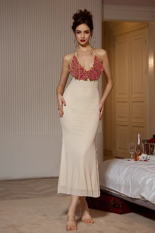 Women’s clothing to inspire confidence and beauty Waverly Blossom Adorned Halter Maxi Dress Women’s clothing to inspire confidence and beauty Waverly Blossom Adorned Halter Maxi Dress