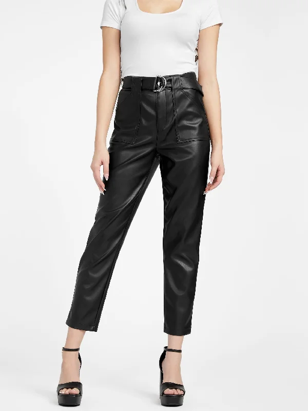 Elegant casual clothing for modern women   Candace Faux-Leather Pant