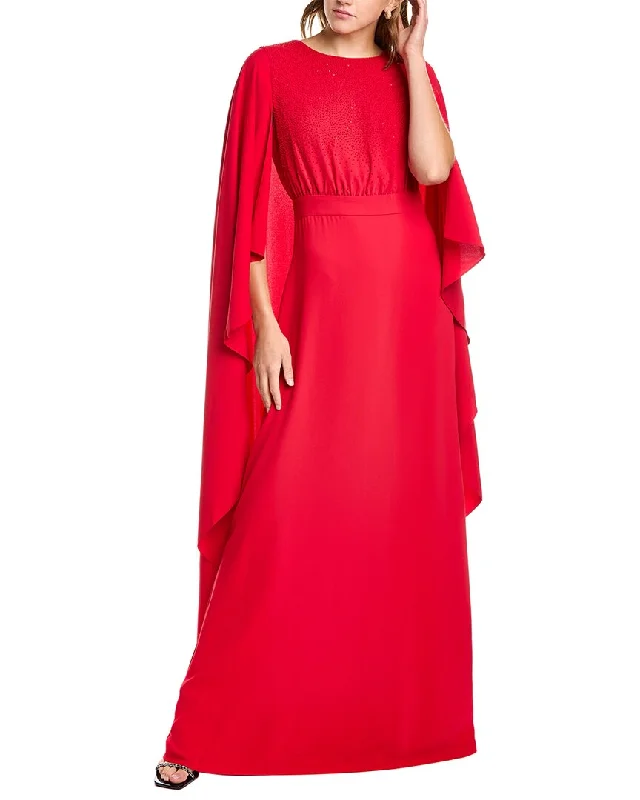 Affordable stylish women’s fashion collection   Carolina Herrera Cascading Cape Gown
