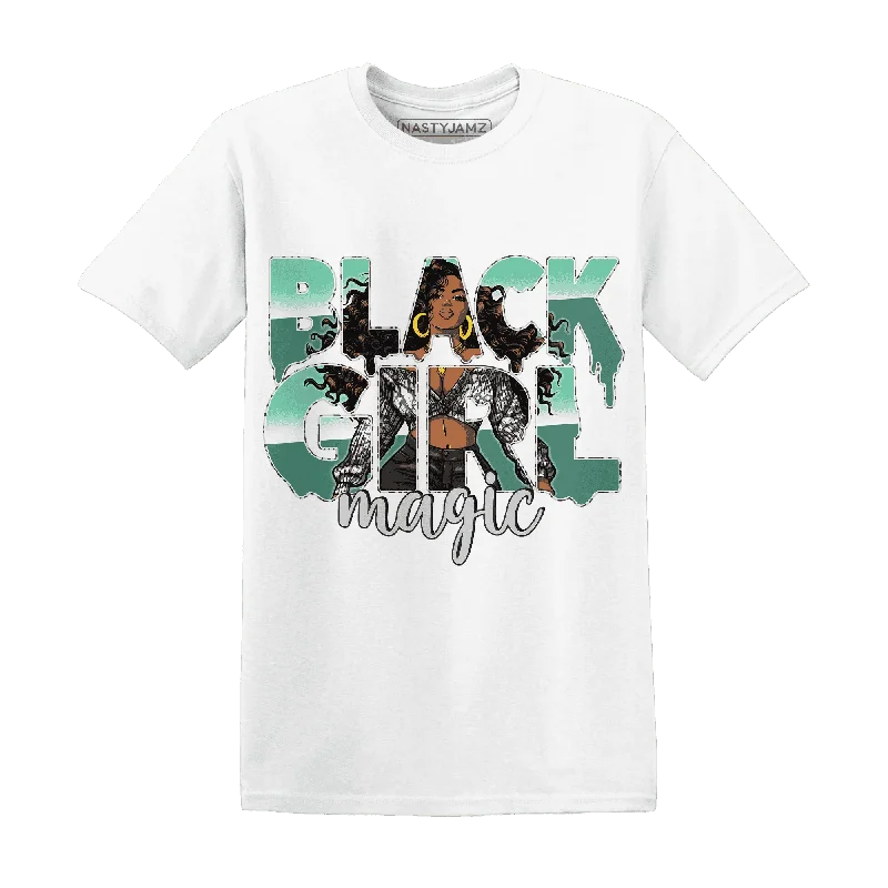 Feminine silhouettes for the modern woman NastyJamz Green Glow 3s T Shirt Match Black Girl Magic Feminine silhouettes for the modern woman NastyJamz Green Glow 3s T Shirt Match Black Girl Magic