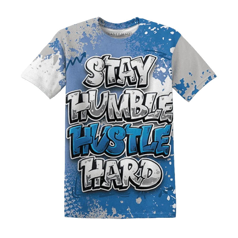 Effortlessly chic fashion for today’s woman NastyJamz Industrial Blue 4s T Shirt Match Stay Humble Hustle Hard 3D Effortlessly chic fashion for today’s woman NastyJamz Industrial Blue 4s T Shirt Match Stay Humble Hustle Hard 3D