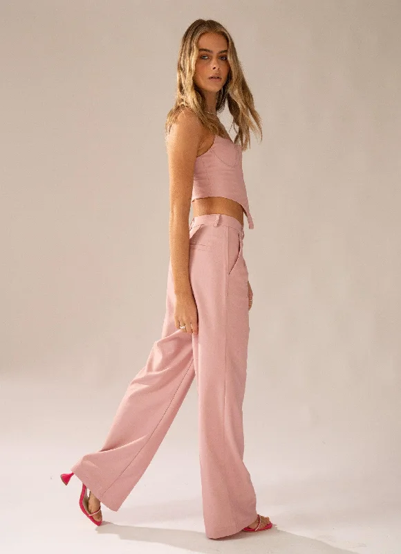 Step up your style with trendy women’s clothing   Magdalena Suit Pants - Lovers Pink