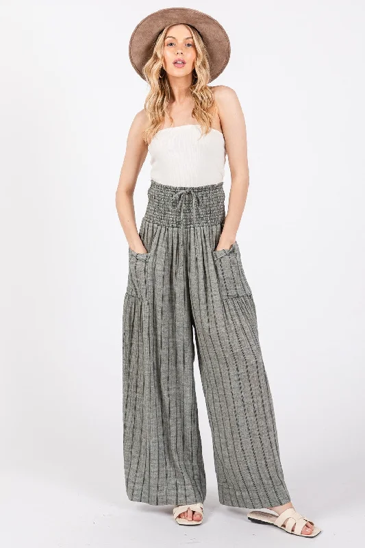 Cozy women’s clothing for the colder months Hot Girl SAGE + FIG Cotton Gauze Boho Striped Pants In Grey Cozy women’s clothing for the colder months Hot Girl SAGE + FIG Cotton Gauze Boho Striped Pants In Grey
