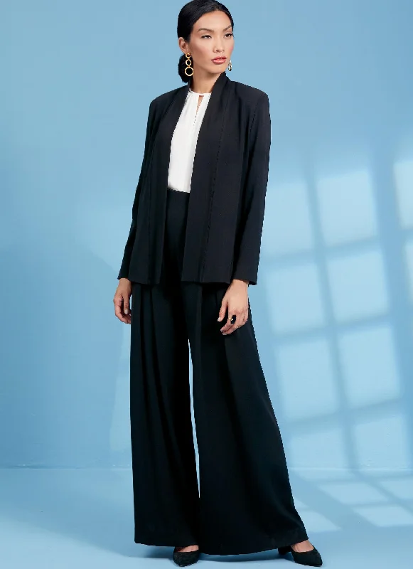 Classic pieces for a timeless wardrobe   Vogue Jacket, Top and Trousers V1620