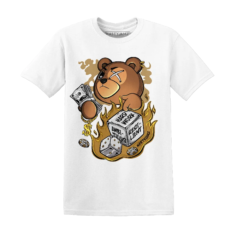 Casual yet chic women’s outfits for work or play   NastyJamz Wheat 13s T Shirt Match Hustle Casino BER