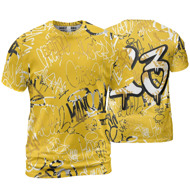 Stylish clothing designed to flatter every woman NastyJamz Yellow Ochre 6s T Shirt Match 23 Hiphop 3D All-Over Print Graffiti Pattern Stylish clothing designed to flatter every woman NastyJamz Yellow Ochre 6s T Shirt Match 23 Hiphop 3D All-Over Print Graffiti Pattern