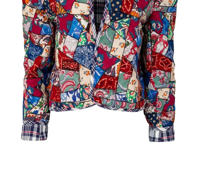 Cozy women’s clothing for the colder months Billy Broken Glass Quilt Jacket In Multi Cozy women’s clothing for the colder months Billy Broken Glass Quilt Jacket In Multi