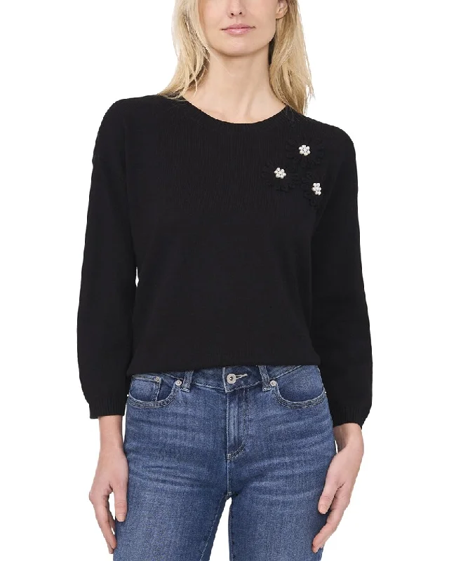 The ultimate guide to stylish women’s fashion Cece Flower Embroidery With Pearls Sweater The ultimate guide to stylish women’s fashion Cece Flower Embroidery With Pearls Sweater