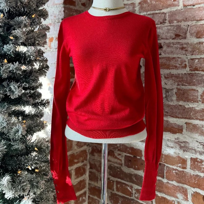 The ultimate destination for women’s clothing   Choose Wisely Round Neck Sweater Red