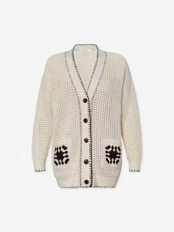Perfect fashion pieces for the busy woman   Crochet Pocket Cardi In Namu