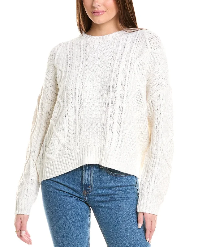 Trendy women’s clothing with a modern twist Electric & Rose Alice Wool & Cashmere-Blend Sweater Trendy women’s clothing with a modern twist Electric & Rose Alice Wool & Cashmere-Blend Sweater